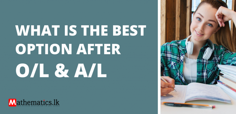 what is the best option after o/l & A/l