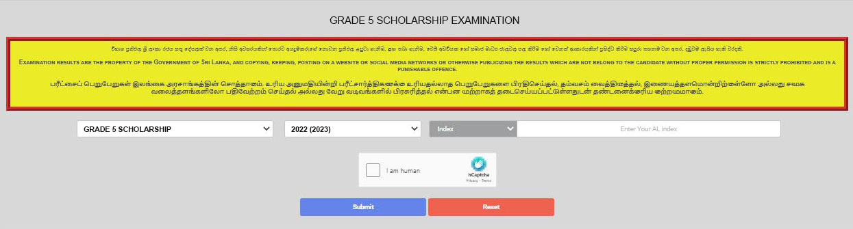 How to check 2022/2023 Scholarship exam results soon after release